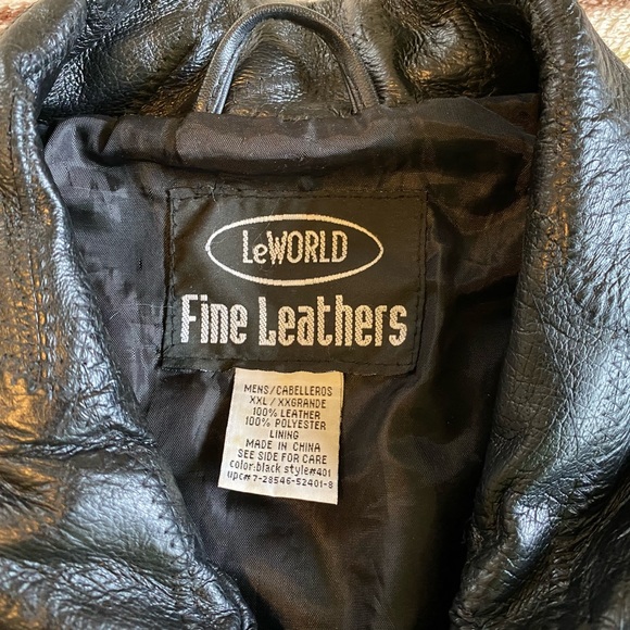 Patch leather jacket MINT‼️ - Picture 2 of 9